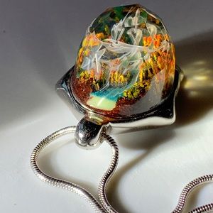 Secret Woods World Turtle Necklace Set - 3 Exchangeable Turtle Backs